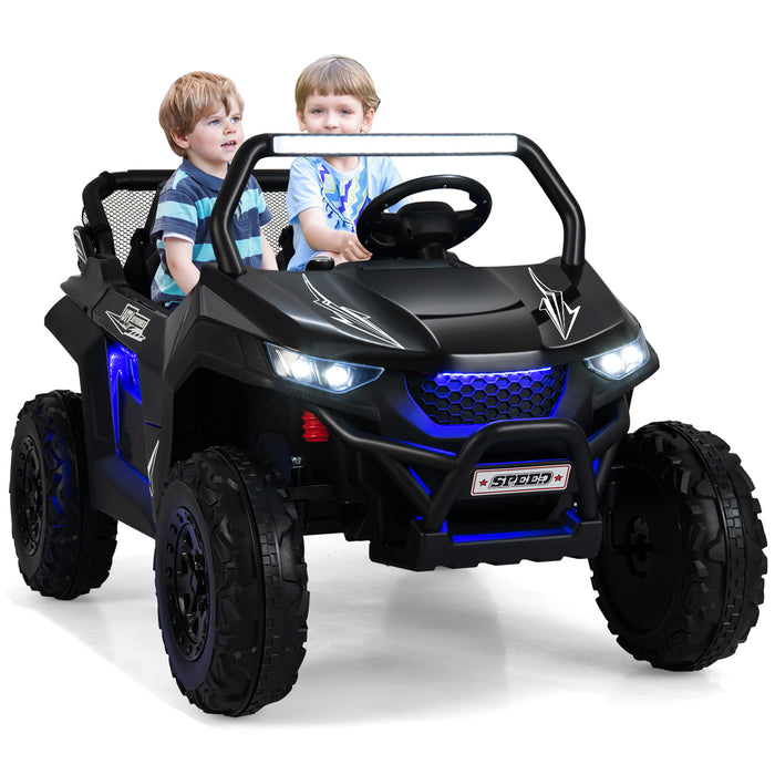 UTV - 12V Electric Battery Powered Truck Car with Remote Control - Ideal for Children's Outdoor Play