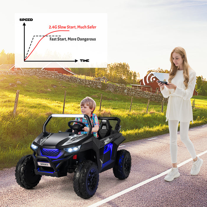 UTV - 12V Electric Battery Powered Truck Car with Remote Control - Ideal for Children's Outdoor Play