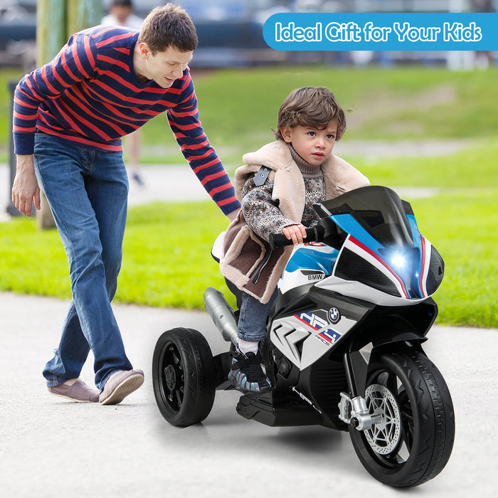 12V Kids Motorcycle Ride-On Toy with Music and Headlight-