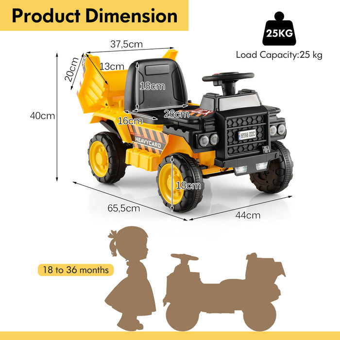 6V Kids Electric Ride-On Car with Remote Control-