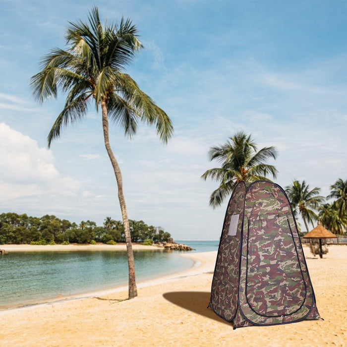 Portable Beach Camping Tent - Toilet Shower Changing Room with Pop Up Feature - Ideal for Private Travel Accommodations