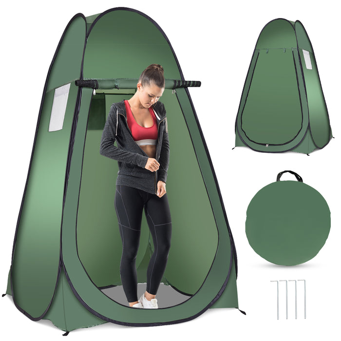 Portable Beach Camping Tent - Toilet Shower Changing Room with Pop Up Feature - Ideal for Private Travel Accommodations