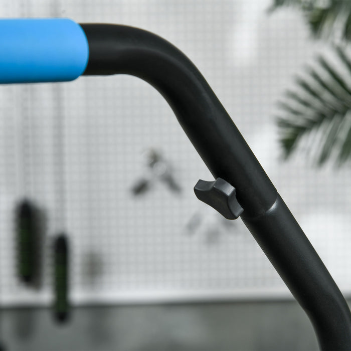 Foldable 40" Mini Fitness Trampoline - Adjustable Foam Handle, Sturdy Rebounding Exercise Equipment - Ideal for Cardio Workouts & Home Gym