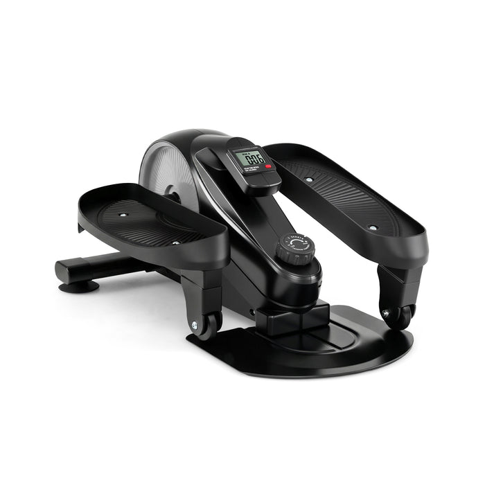 Under Desk Elliptical Pedal Exerciser Adjustable Magnetic Resistance-