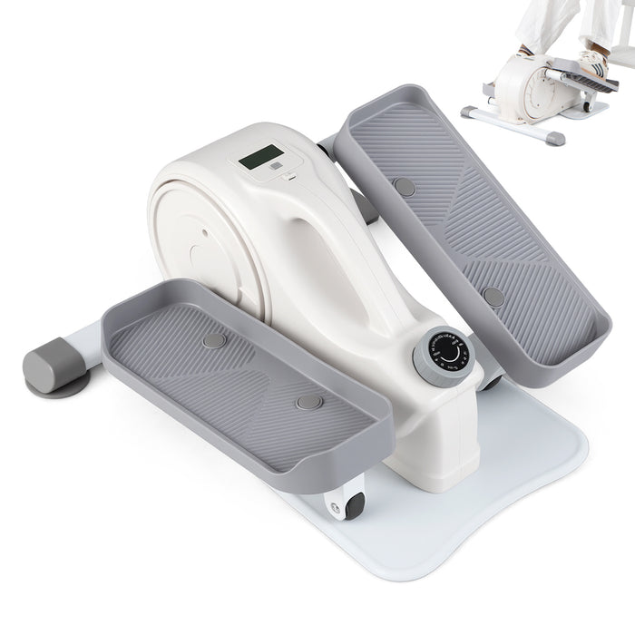 Under Desk Elliptical Pedal Exerciser with Forward-