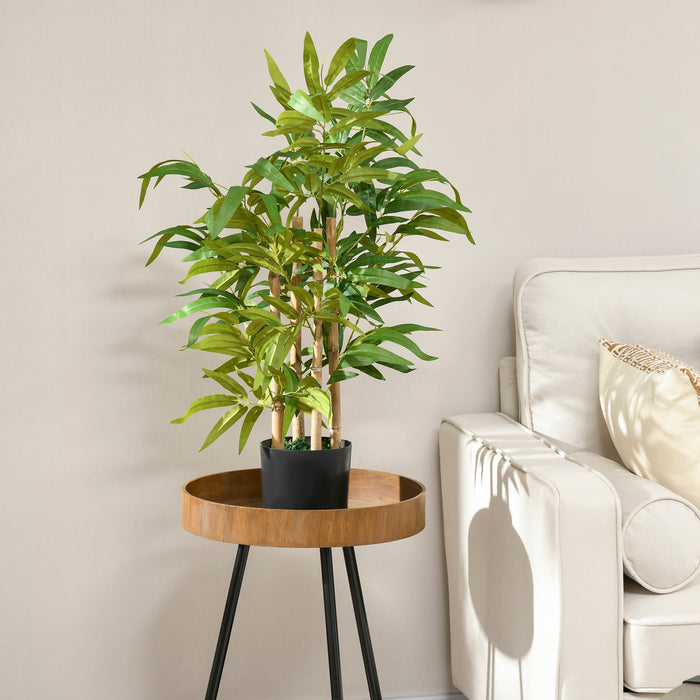 Artificial Bamboo Tree Duo in Pots - Lifelike Desk and Home Decor Faux Plants, Indoor/Outdoor, 15x15x60cm - Perfect for Office & Living Space Beautification