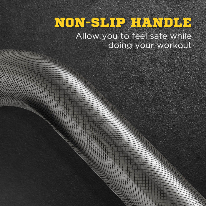 Adjustable 25kg Barbell Set - Curl Bar with Non-slip Grip for Weight Lifting - Ideal for Men & Women Fitness Enthusiasts