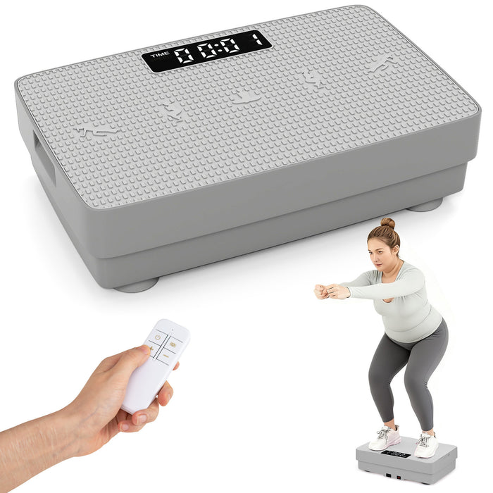 Vibration Plate Exercise Machine with Gravity Sensor and Remote Control-