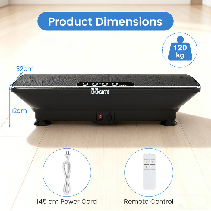 Vibration Plate Exercise Machine with Gravity Sensor for Home-