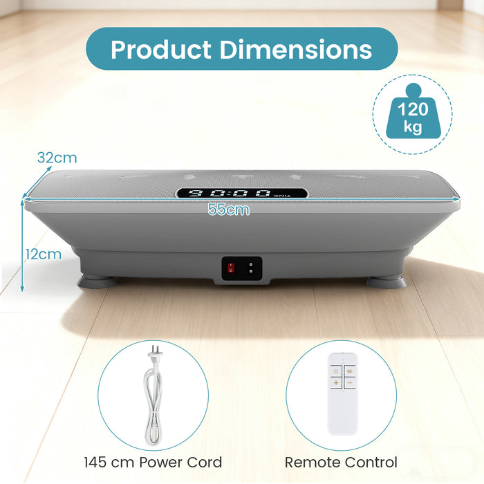 Vibration Plate Exercise Machine with Gravity Sensor for Home-