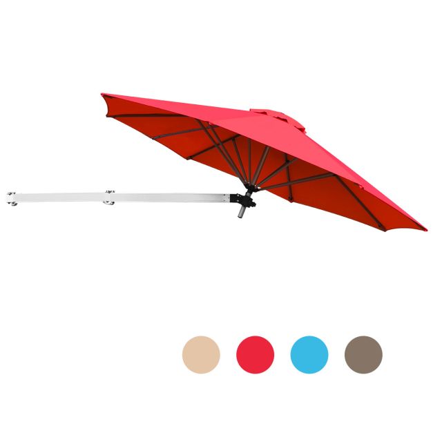 Large Outdoor Tilting Sunshade - Wide Area Coverage, Ultimate Sun Protection Umbrella - Ideal for Garden, Patio, and Backyard Shade Solutions
