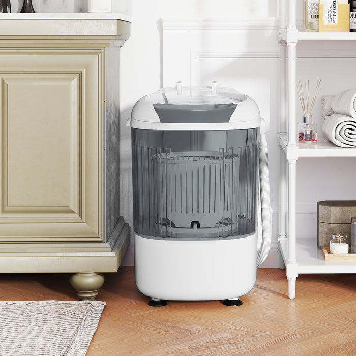2.5 kg Capacity Portable Mini Washing Machine with Spin Tub and Drain Hose-Blue