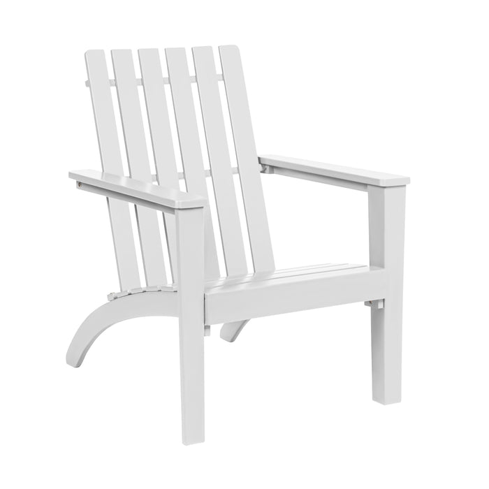 Wood Adirondack Chair with Solid Acacia Wood and 160KG Weight Capacity-