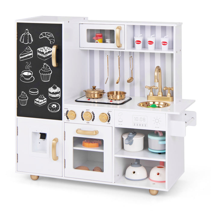 Pretend Play Kitchen for Kids with Utensils Aged 3+-