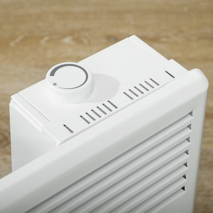 HOMCOM 1500W Convector Heater - White | Aosom UK