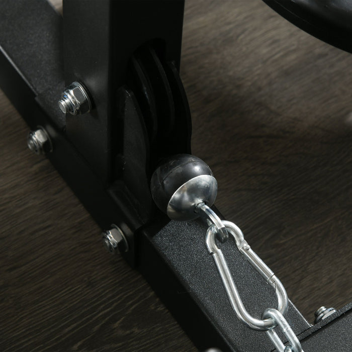 SPORTNOW Home Gym Machine, Multifunctional Gym Equipment with High and Low Pulleys, Pull Up Bar, 15-Position Adjustable Strength Training Workout Station for Full Body Fitness