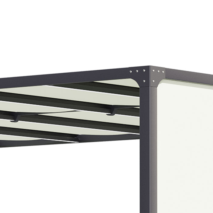 Outsunny 3 x 4m Outdoor Garden Pergola - Cream White