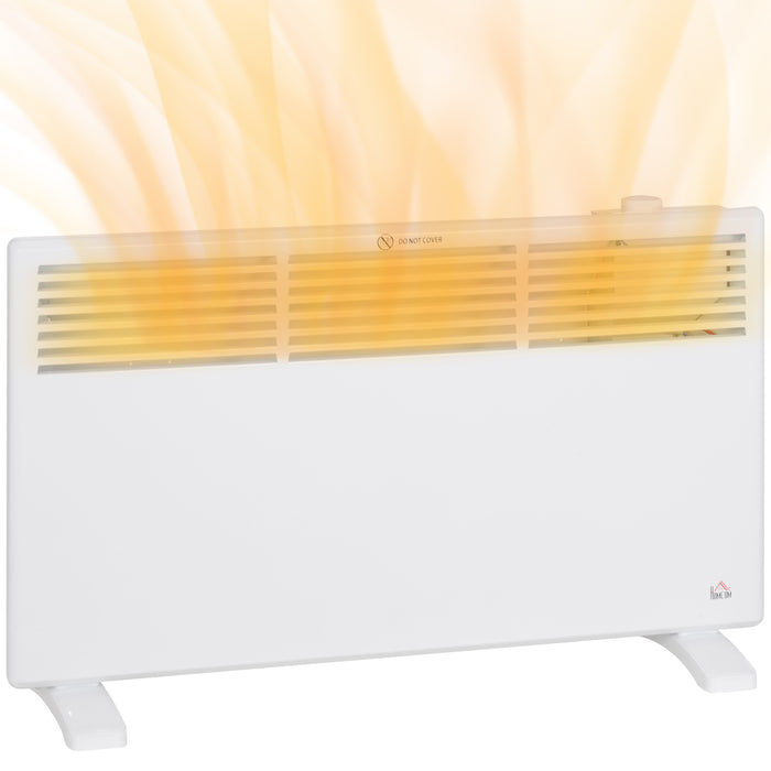 HOMCOM 1500W Convector Heater - White | Aosom UK