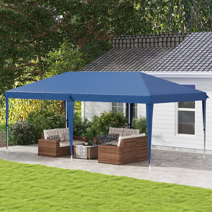 Large 6x3m Outdoor Gazebo - Waterproof Canopy Marquee for Garden Parties - Perfect Shelter for Events and Gatherings