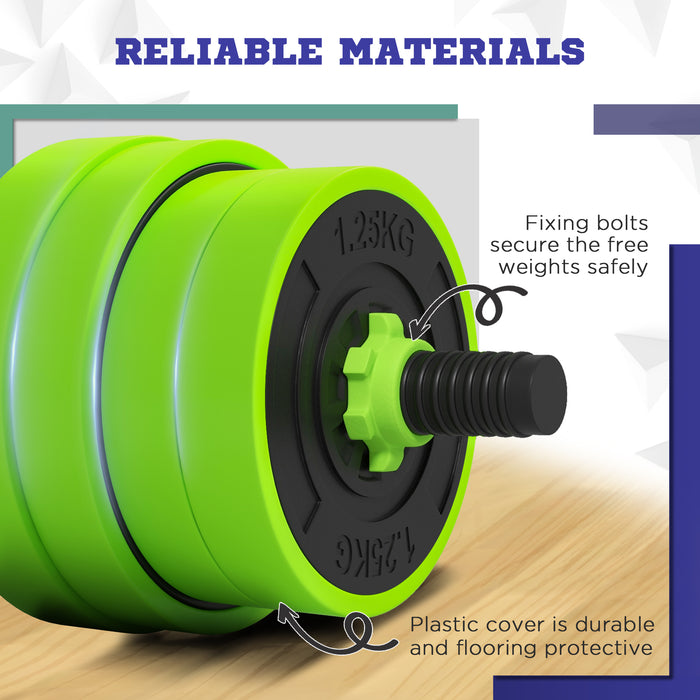 30kg 4-in-1 Adjustable Fitness Equipment Set - Dumbbells, Barbell, Kettlebell, Push-Up Stand - Versatile Home Gym for Strength Training