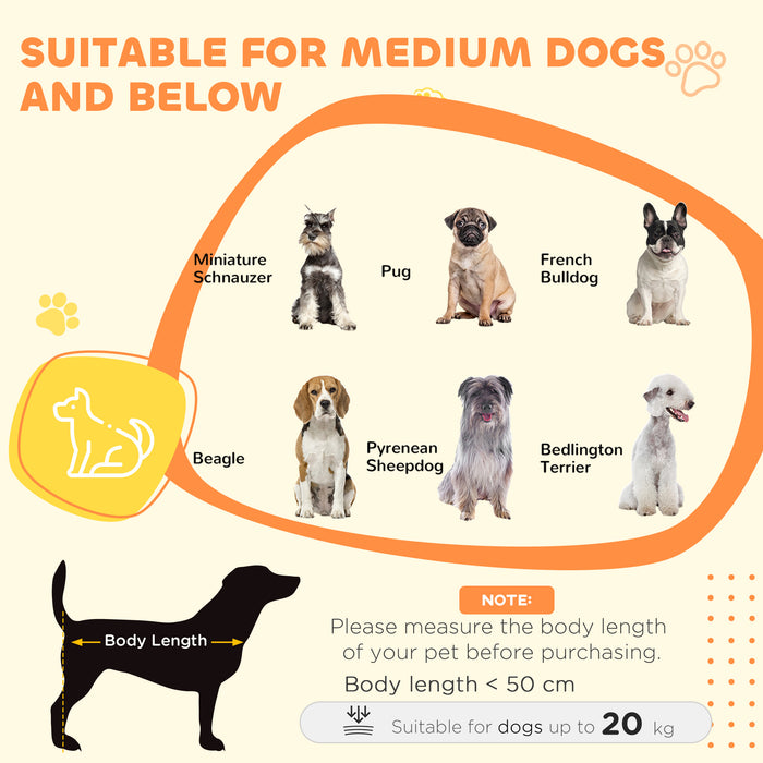 PawHut Dog Crate Furniture with Anti-Chew Resistant Mesh, Anti-Escape Single Door, for Medium Dogs, 80 x 55 x 72 cm