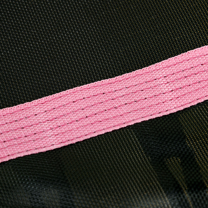 HOMCOM Kids Trampoline Mini Bouncer with Enclosure Safety Net For Ages 3-10 Years - Pink