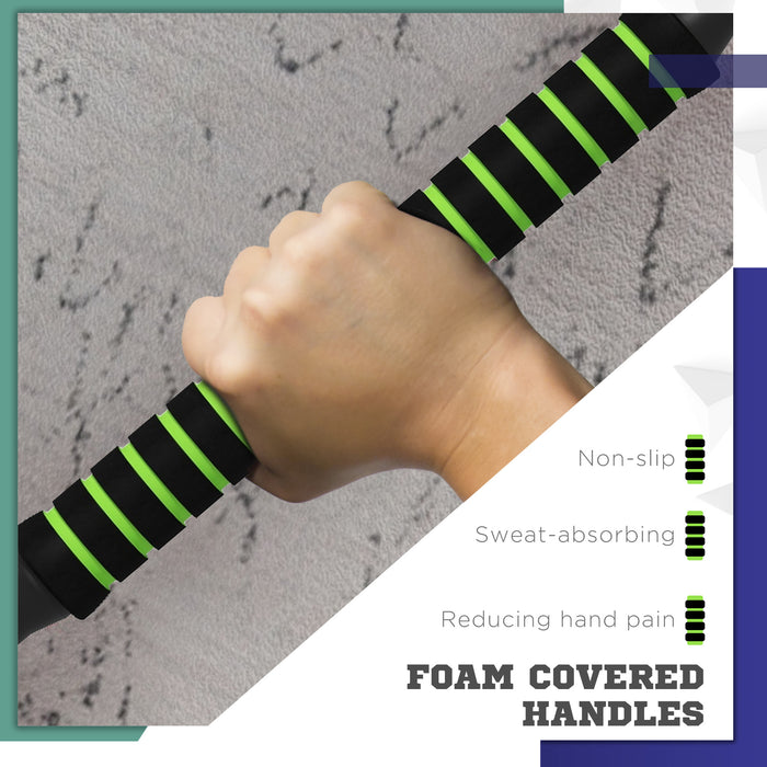 40kg 4-in-1 Adjustable Dumbbells - Converts to Barbell, Kettlebell, Push-Up Stand - Ideal for Full-Body Home Workouts & Strength Training