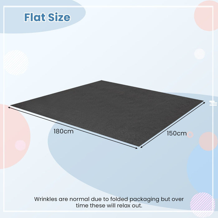 Absorbent Oil Spill Parking Mat Includes Double Sided Tape-