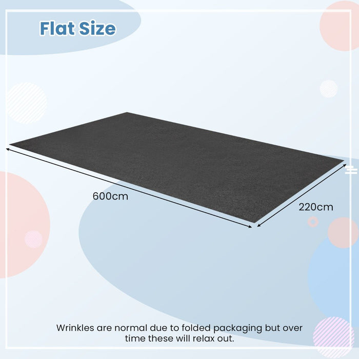 Absorbent Oil Spill Parking Mat Includes Double Sided Tape-
