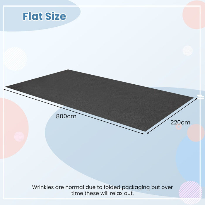 Absorbent Oil Spill Parking Mat Includes Double Sided Tape-