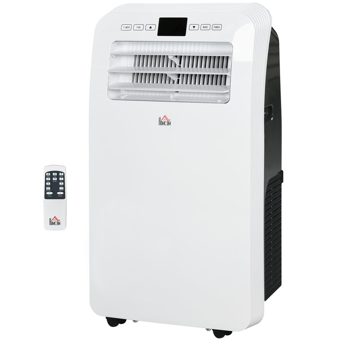 12000 BTU Portable Air Conditioner - 3-in-1 Functionality: Cooling, Dehumidifying, Fan - Ideal for 28m² Rooms with Remote, Timer, and Window Kit