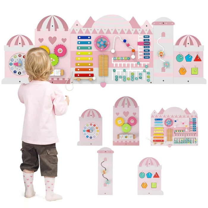 11-in-1 Activity Wall Busy Board Panels for Toddlers-