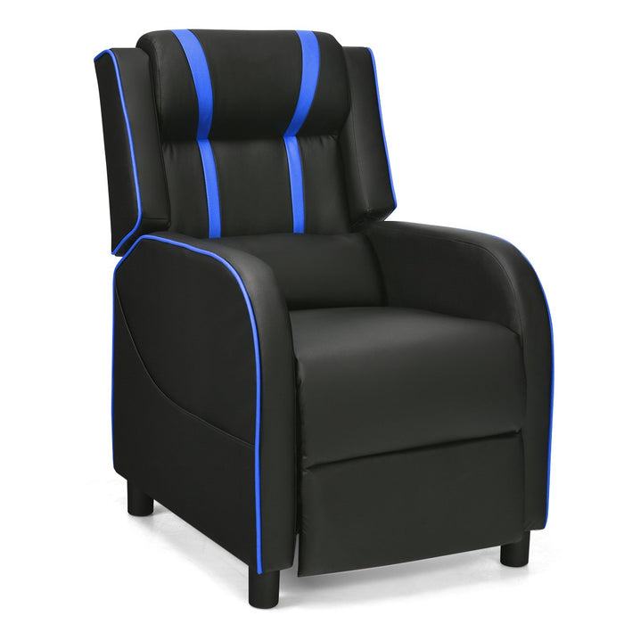 Ergonomic Gaming Chair with Adjustable Settings - Footrest, Headrest, Lumbar Support Features - Comfort Needs of Gamers and Home Office Users