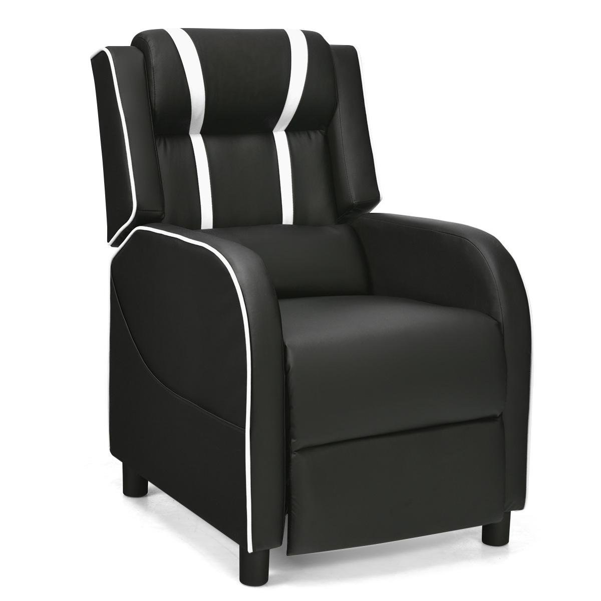 Ergonomic Gaming Chair with Adjustable Settings - Footrest, Headrest, Lumbar Support Features - Comfort Needs of Gamers and Home Office Users