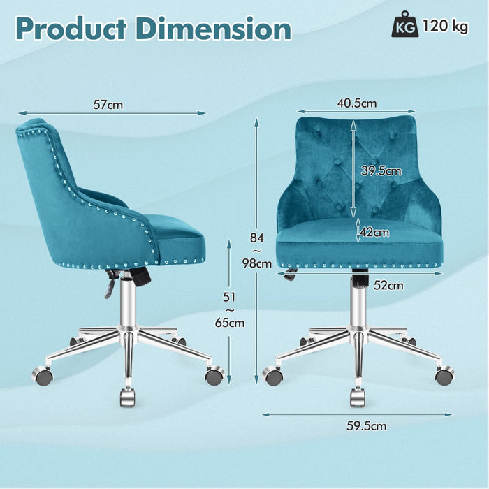 Adjustable 360° Swivel Accent Armchair-