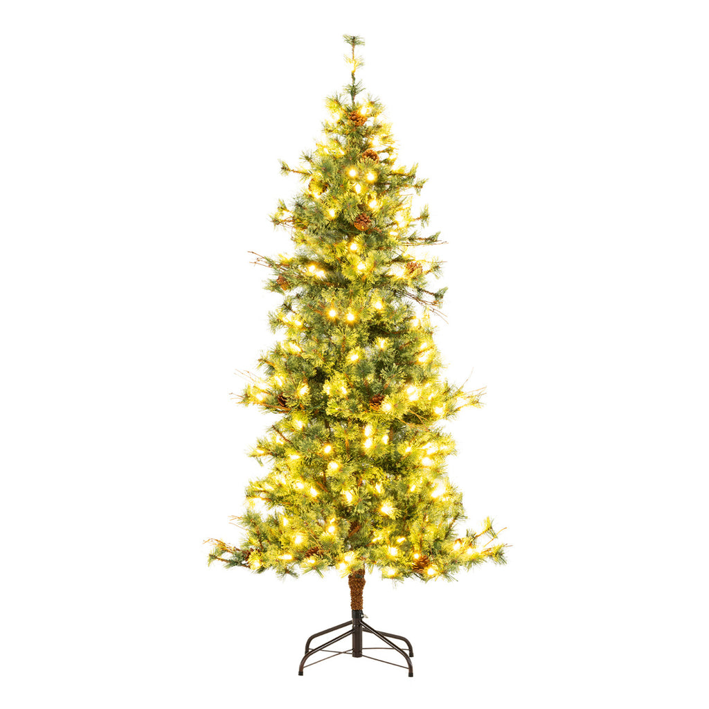 Artificial Christmas Tree with Branch Tips and Needles-