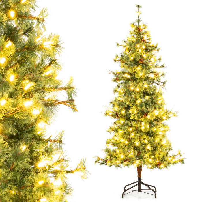 Artificial Christmas Tree with Branch Tips and Needles-