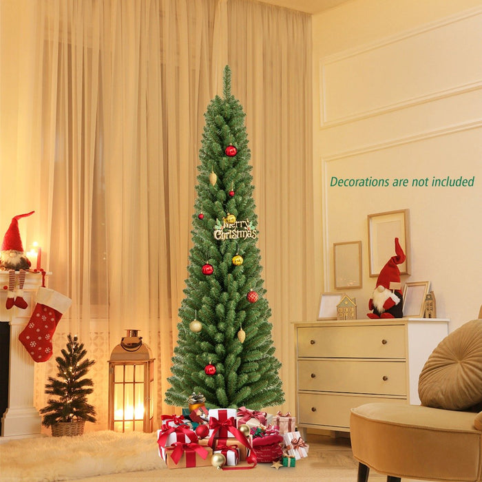 Artificial Christmas Tree with Quick Shape Technology and  Lush Branch Tips-