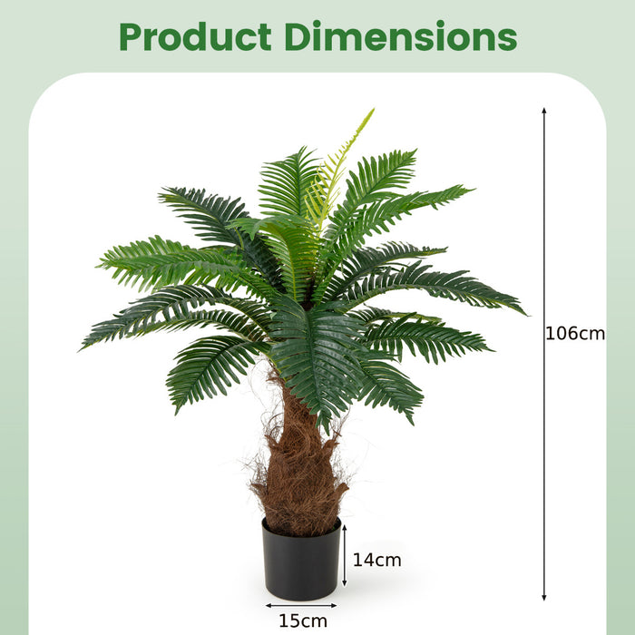 Artificial Cycas Tree 106 CM Palm Paradise Plant-