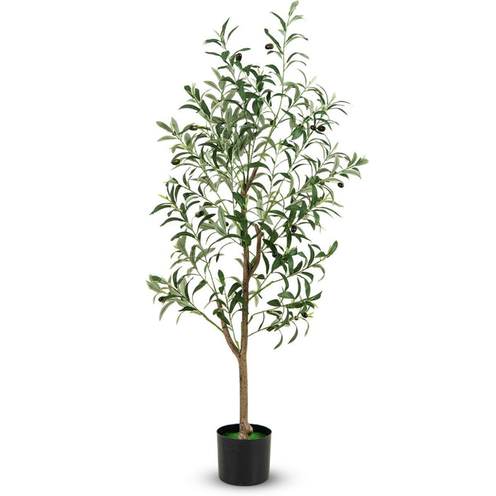 130cm Tall Artificial Olive Tree with Realistic Fruits-