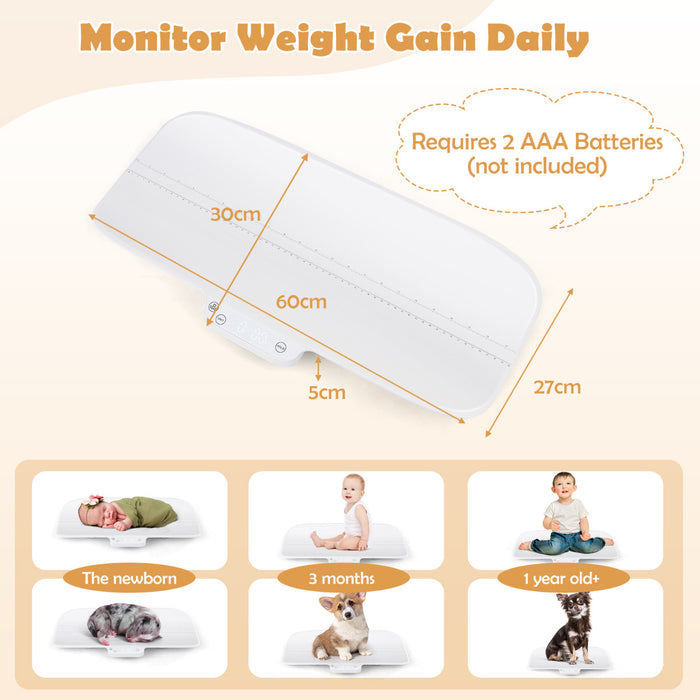 Baby Infant Scale for Weighing 30 KG Multifunctional Toddler Scale-