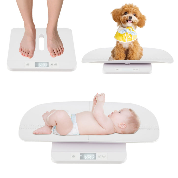 Baby Weight Scale with Detachable Tray for Body Weight and Height Measurement-