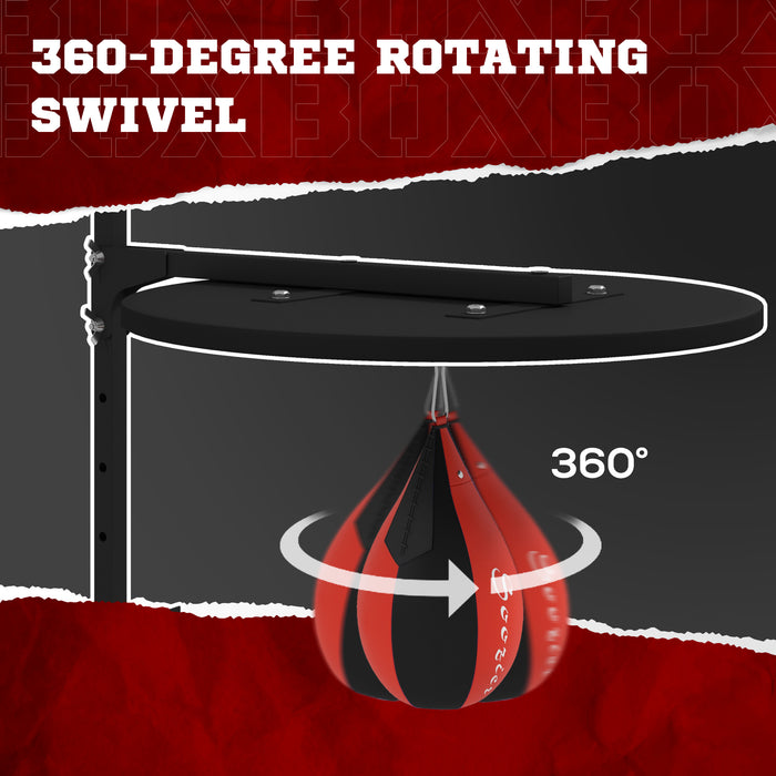 Wall Mounted Speed Bag Platform - Height Adjustable Punching Bag Stand for Boxing Training - Ideal for Home Gym & Fitness Enthusiasts