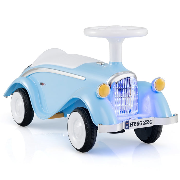 Toddler Ride on Toy with Steering Wheel for Children 19-36 Months Old-