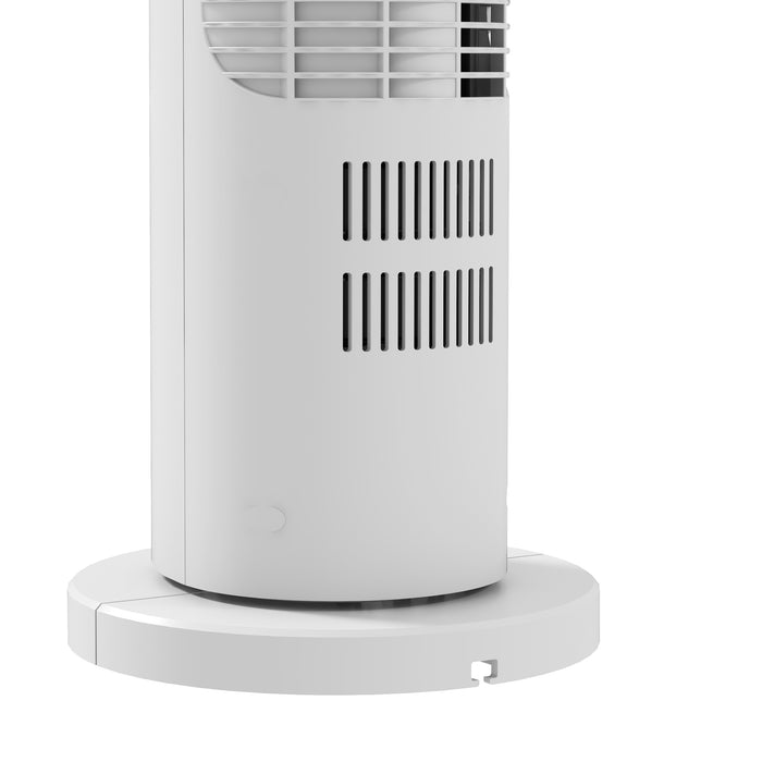 31" Oscillating Tower Fan with Remote - Adjustable 3-Speed, 3-Mode, 4-Hour Timer, Quiet Operation - Ideal for Home Office & Bedroom Comfort