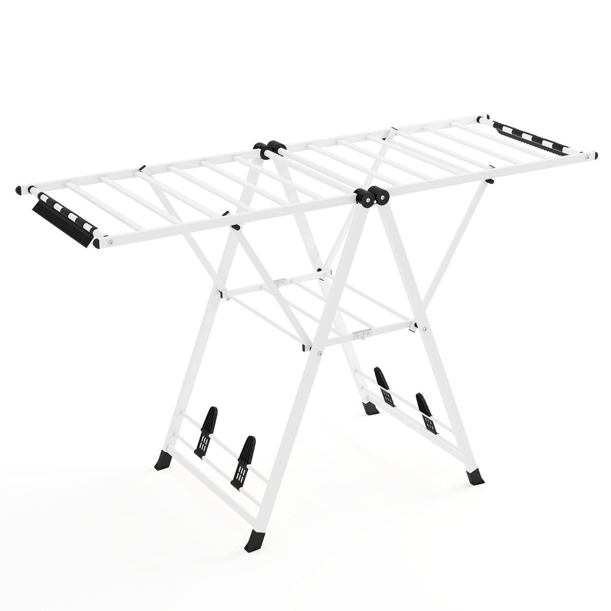 Clothes Drying Rack Foldable Laundry Drying Rack with 18 Drying Rails ...