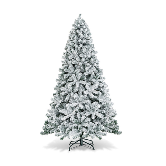 Snow Flocked Artificial Christmas Tree with 600/1010 Tips-
