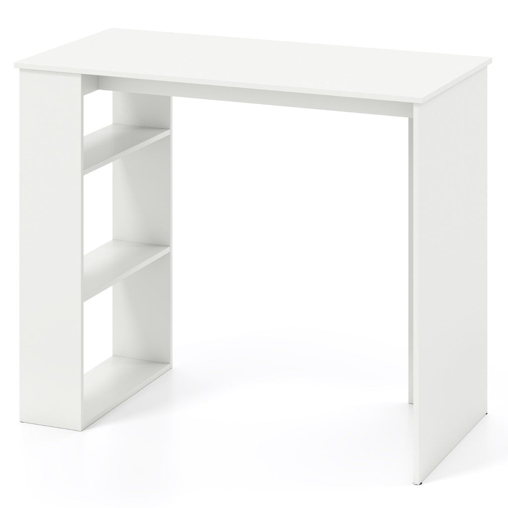 Computer Desk with Bookshelf for Study Living Room-