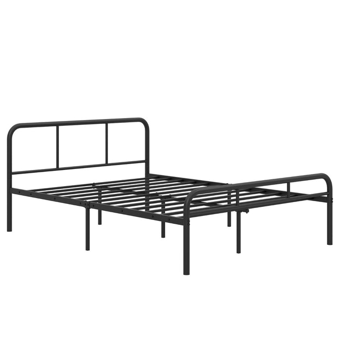 Bed Frame with Headboard and Footboard-Single Size
