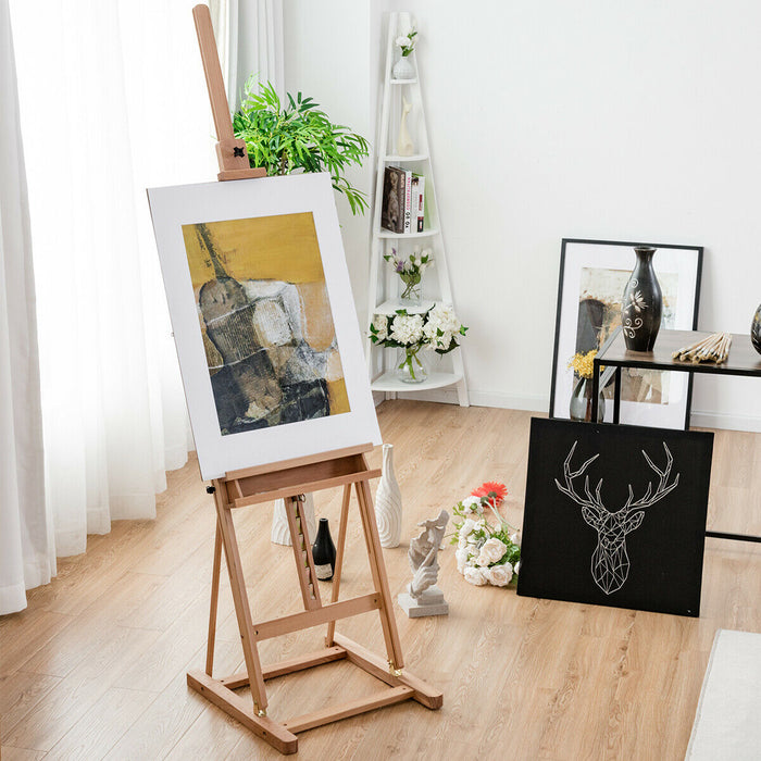 2.3m Adjustable Height Craft Display Wooden Artist Easel